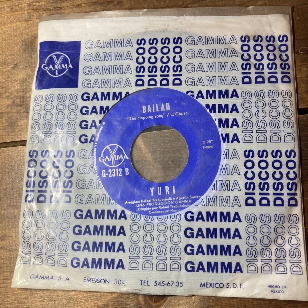 YURI -BAILAD / ESPERANZAS- 1980 MEXICAN 7" SINGLE CS LATIN POP